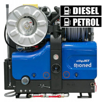 Rioned CityJet beépített magasnyomású csatornatisztító berendezés Ø 450 mm-ig Rioned CityJet beépített magasnyomású csatornatisztító berendezés Ø 450 mm-ig