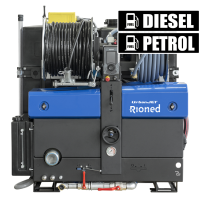 Rioned UrbanJet beépített magasnyomású csatornatisztító berendezés Ø 350 mm-ig Rioned UrbanJet beépített magasnyomású csatornatisztító berendezés Ø 350 mm-ig